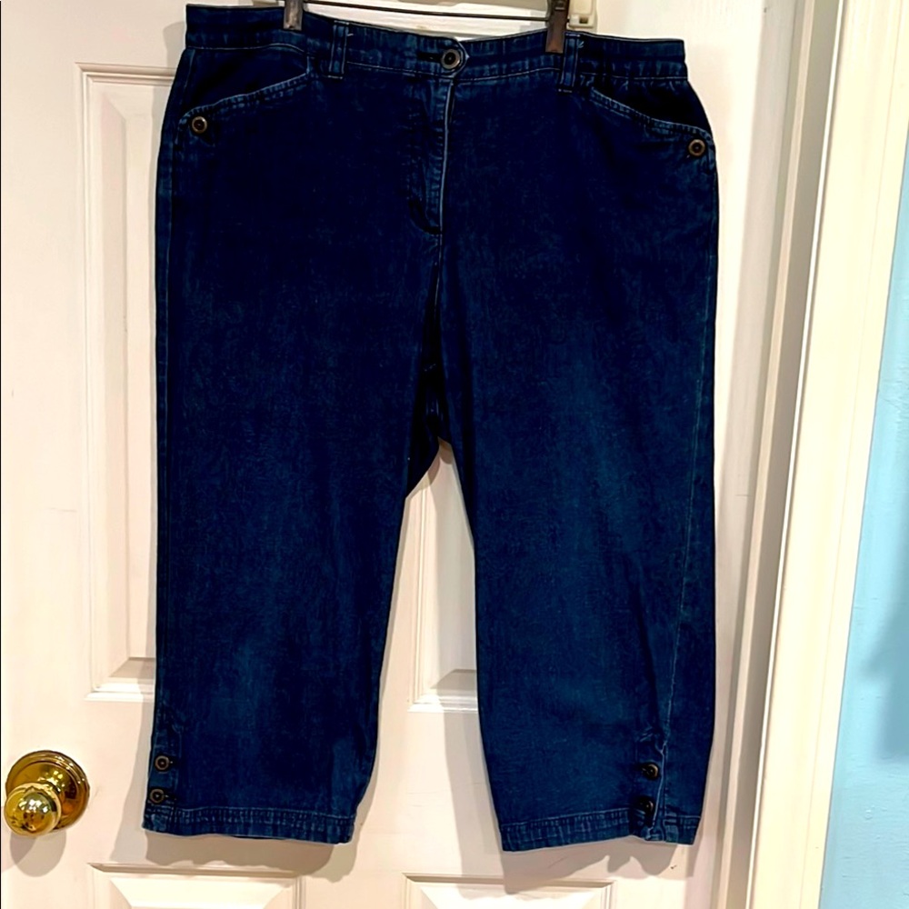 Karen Scott Cropped Jeans Size 12/14